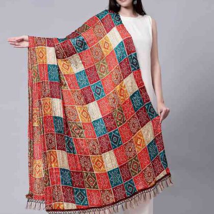Bandhej Art Silk Dupatta